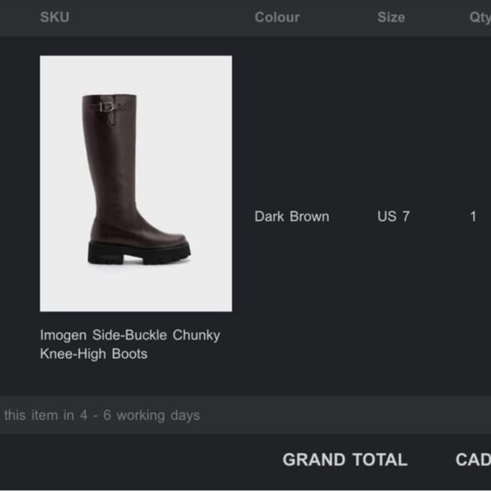 Imogen Chunky Knee-High Boots with Buckle